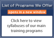 List of Programs We Offer